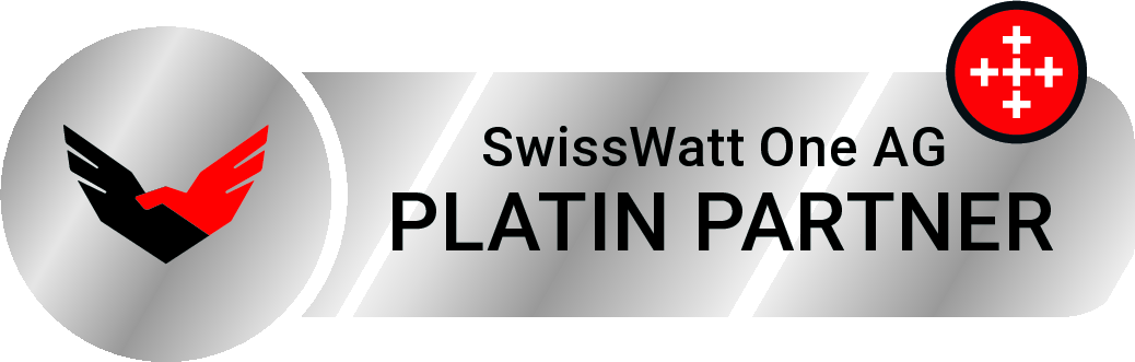 SwissWatt One AG Platin Partner Auszeichnung