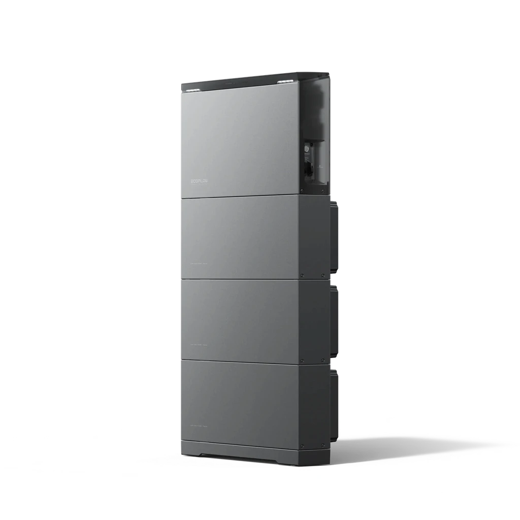 EcoFlow OCEAN 2 Speicherturm mit gestapelten Batteriemodulen