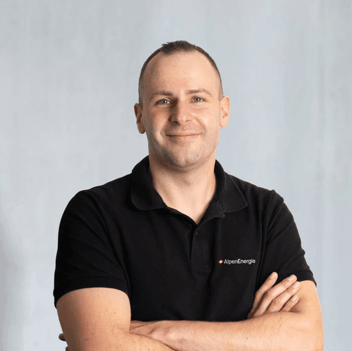 Rico Müller, Technischer Spezialist bei AlpenEnergie