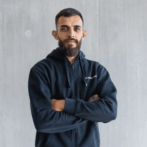 Andreas Bacelan, Solarmonteur bei AlpenEnergie