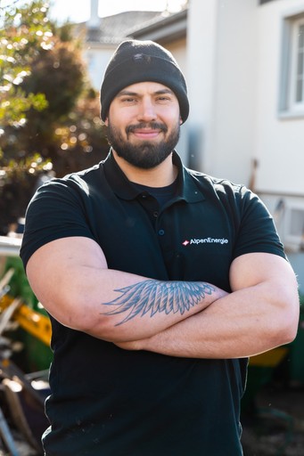 Phillipe Randegger, Heizungsbauer bei AlpenEnergie